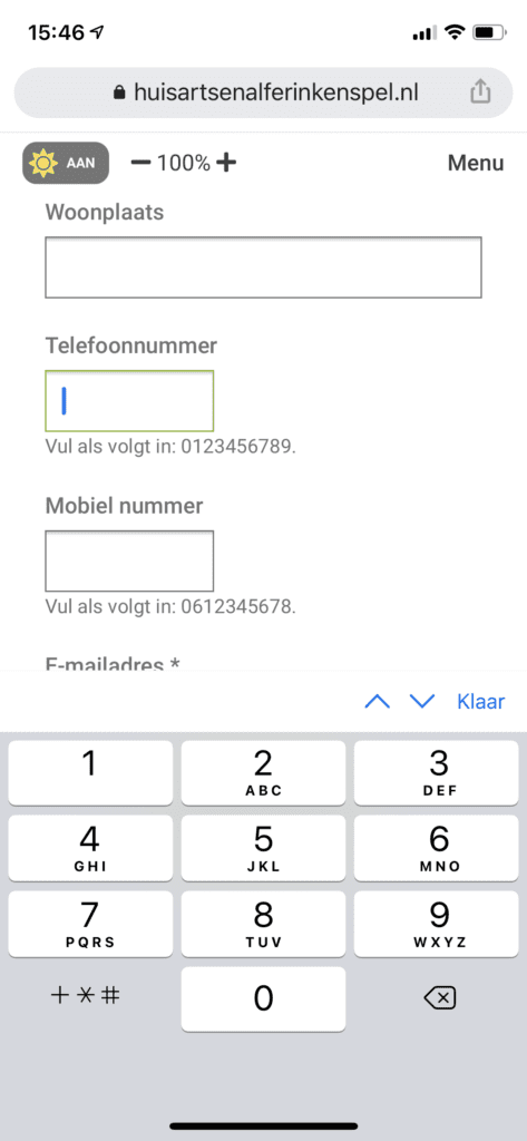 Numeriek toetsenbord