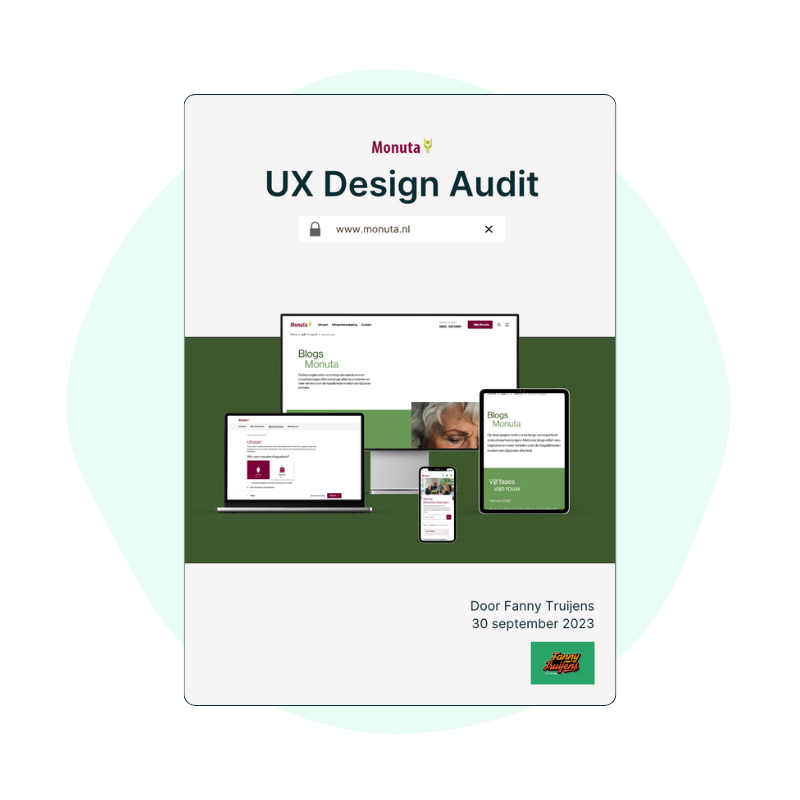 UX Design Audit UX Design Audit
