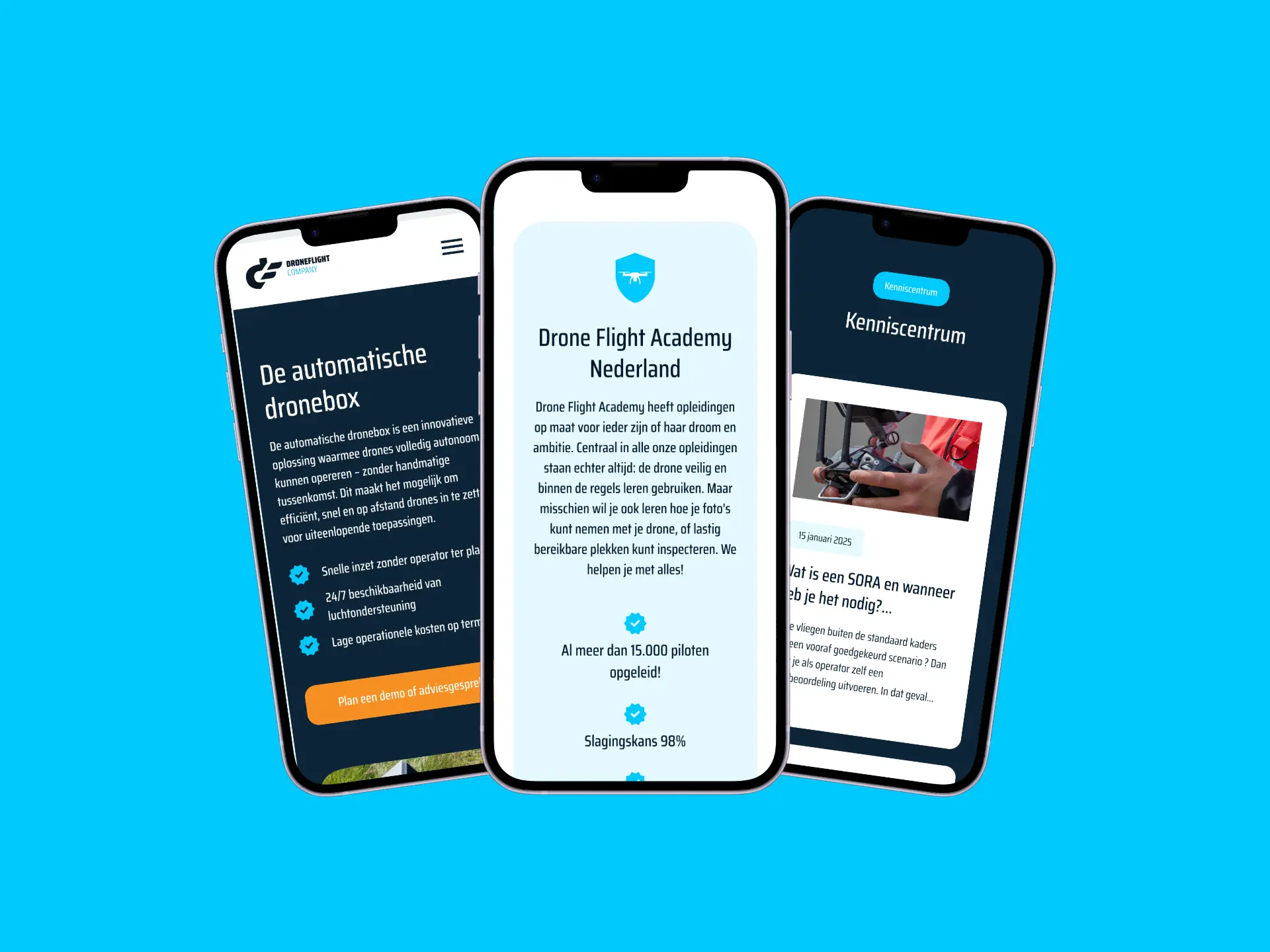 Re-design UX Droneflight Company UX Design Droneflight Company