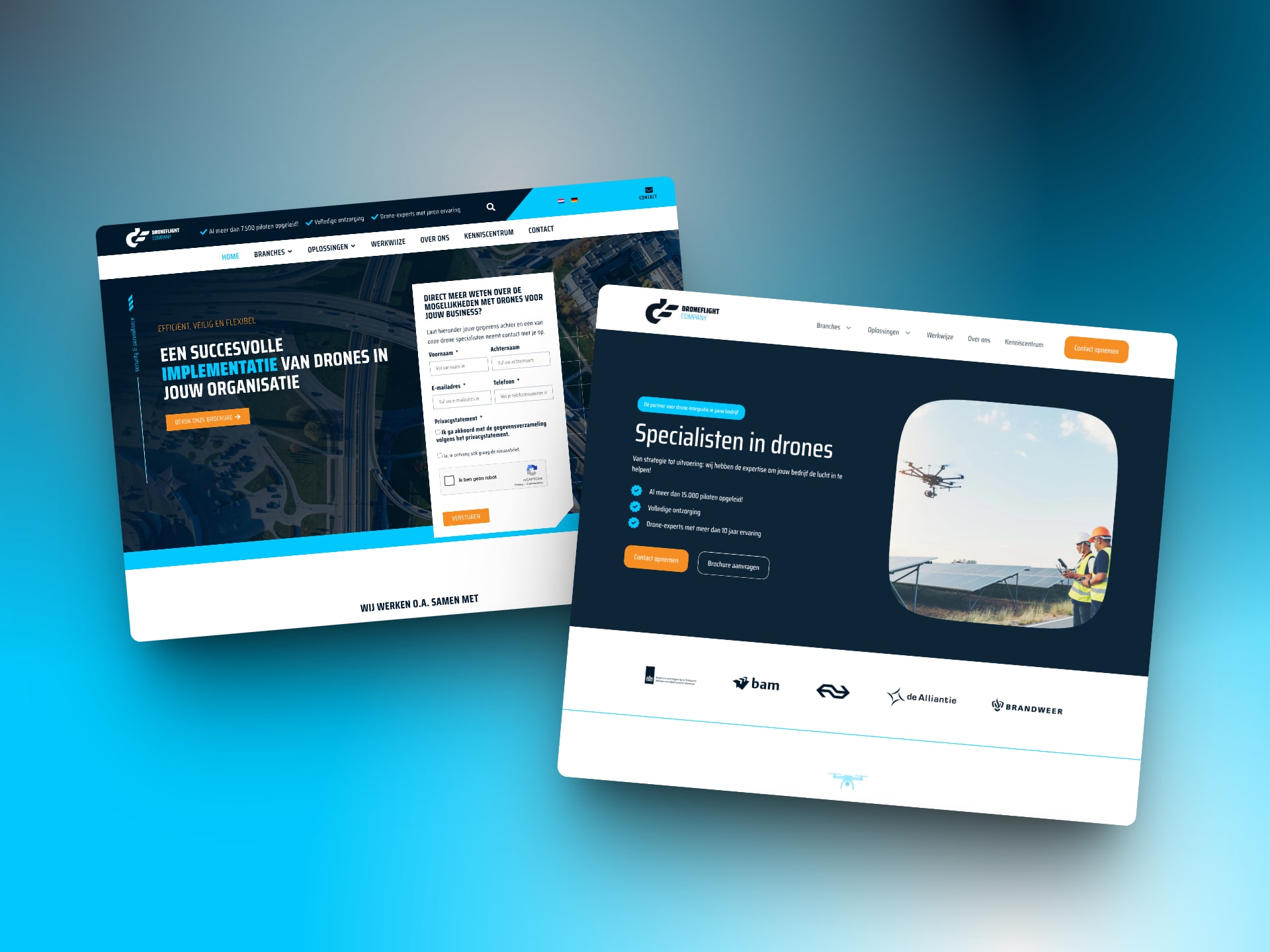 Re-design Website Droneflight Company Re-design Website Droneflight Company