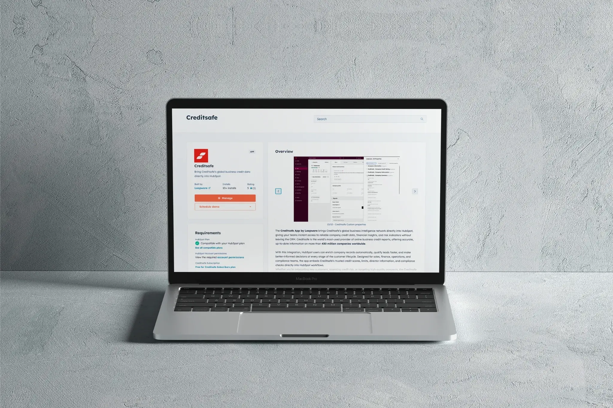 Leapware Creditsafe App